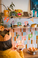 Load image into Gallery viewer, East End Press Paper Garland - Bright Happy Birthday
