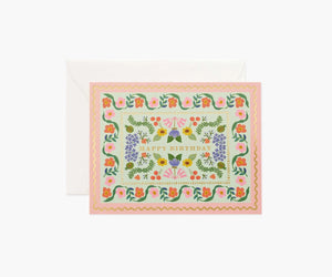 Sicily Garden Happy Birthday Card by Rifle Paper Co.