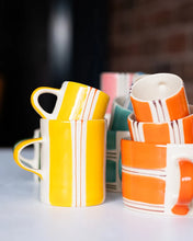 Load image into Gallery viewer, Musango Demi Mug Twin Stripe - Turmeric
