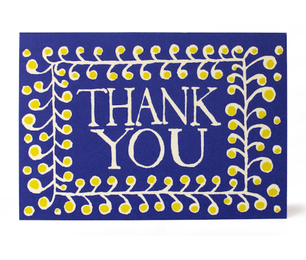 Thank You Card- Turquoise by Cambridge Imprint