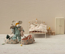Load image into Gallery viewer, Maileg Sleepy Baby Mouse In Carry Cot - Rose
