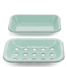 Load image into Gallery viewer, Enamel Soap Dish - Green
