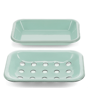 Enamel Soap Dish - Green