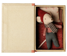 Load image into Gallery viewer, Maileg Christmas Baby Mouse - In Book
