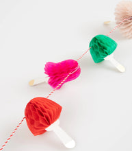 Load image into Gallery viewer, Meri Meri Honeycomb Mini  Garland - Mushroom
