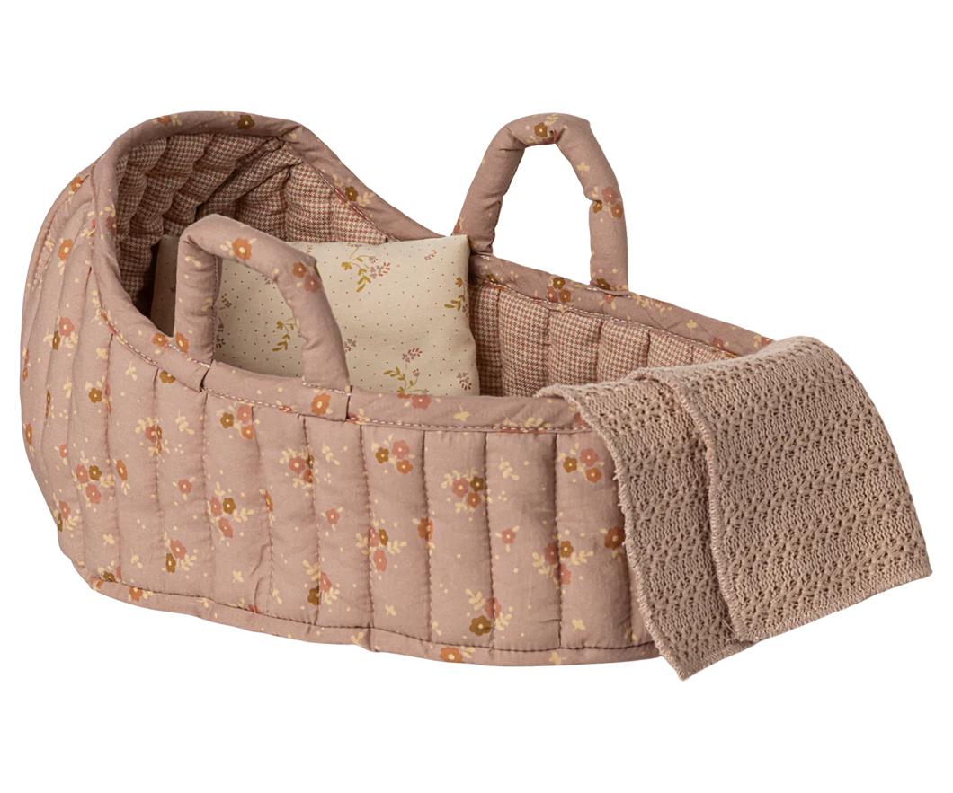 Maileg - Large Carry Cot - Rose
