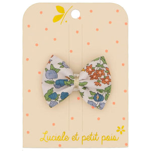 Luciale et petit pais - Ribbon Bow Clip - Liberty Nancy Ann Clementine