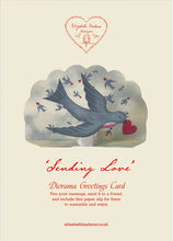 Load image into Gallery viewer, Elizabeth Harbour Diorama Greeting Card - Sending Love
