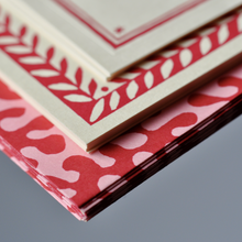 Load image into Gallery viewer, Set Of Notecards and Envelopes - Kelp Raspberry Ripple by Cambridge Imprint
