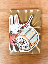 Load image into Gallery viewer, Laura Skilbeck Birthday Card - Band Drummer
