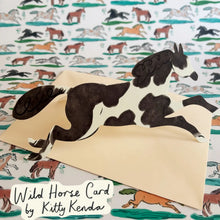 Load image into Gallery viewer, Kitty Kenda Shaped Greetings Card - Painted Black
