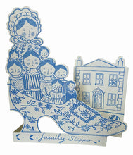 Load image into Gallery viewer, Elizabeth Harbour Stand Up Greeting Card - Family Slipper
