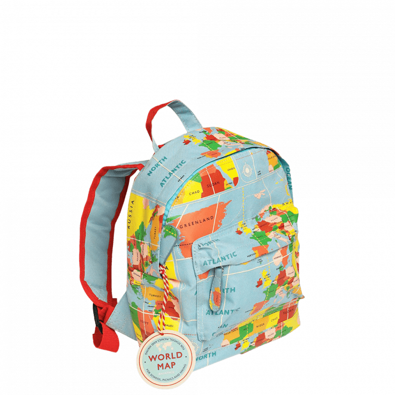 Mini Children’s Backpack World Map