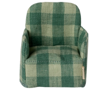 Load image into Gallery viewer, Maileg Chair Mouse - Green Check
