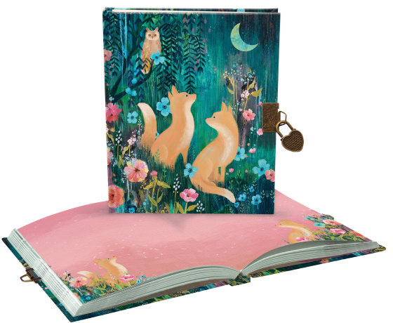 Roger la Borde Locking Diary - Moonlit Meadow
