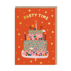 Ohh Deer Birthday Card - Party Time Cake