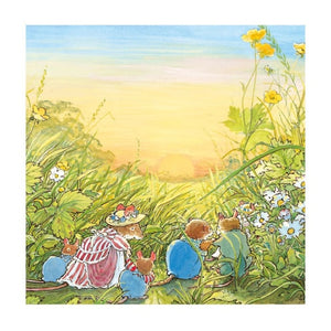Brambly Hedge Greeting Card - Sunset Meadow by Museums & Galleries