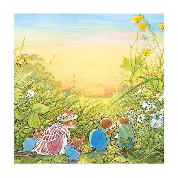 Brambly Hedge Greeting Card - Sunset Meadow by Museums & Galleries