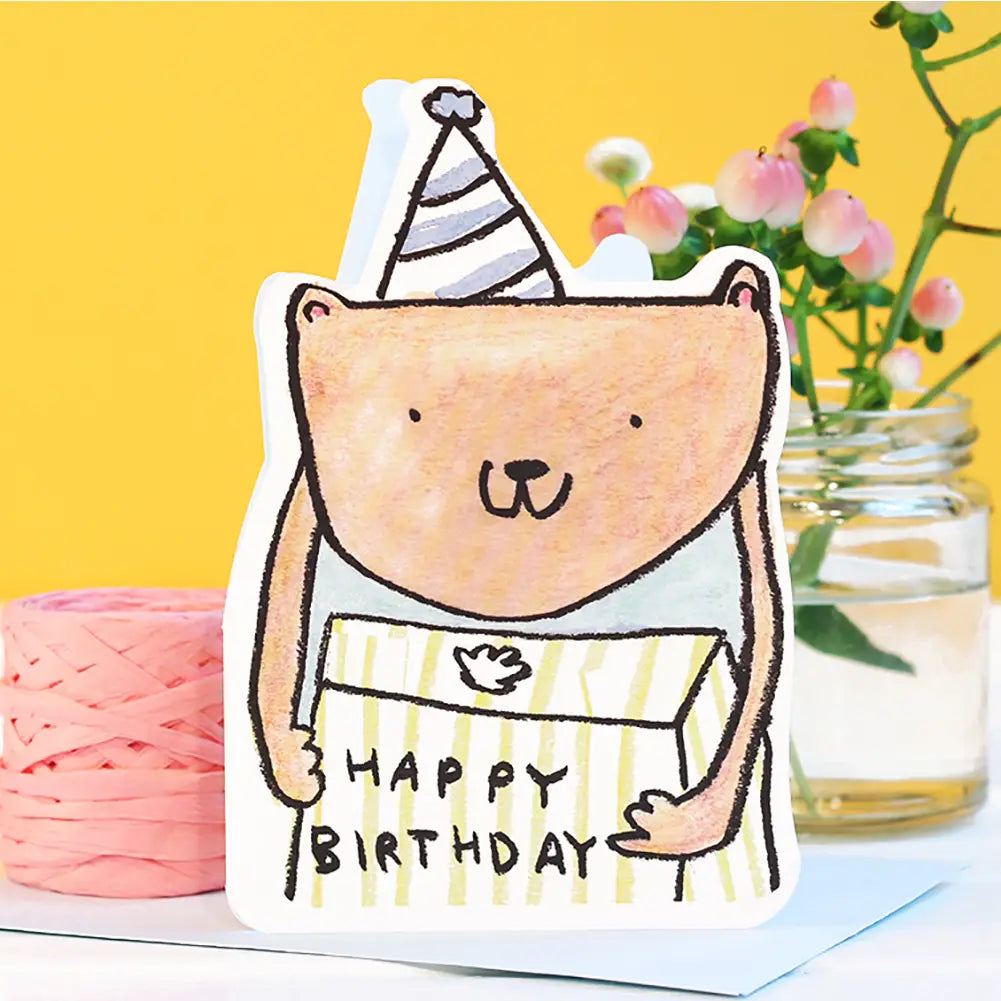 Laura Skilbeck Cut-Card - Birthday Bear