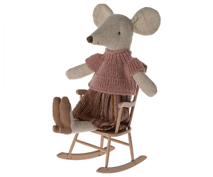 Maileg - Mouse Rocking Chair - Dark Powder