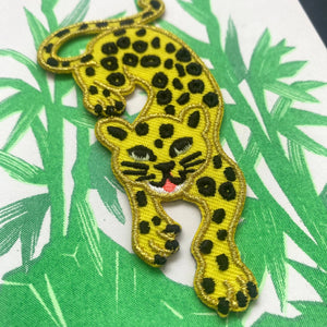 Iron On Patch Card - Leopard by Petra Boase