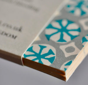 Pocket Notebook - Sea Urchin Aquamarine by Cambridge Imprint