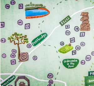 Outdoor Scratch Maps - Dartmoor