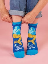 Load image into Gallery viewer, Deep Sea Diva  Women’s Crew Socks
