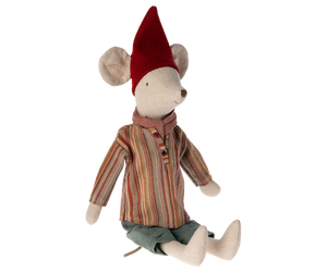 Maileg Christmas Mouse - Medium Boy