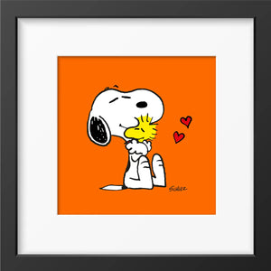 Peanuts Framed Print - Hug