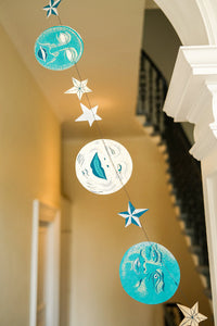 East End Press Paper Garland - Man On The Moon