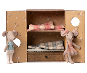 Maileg Ballet Mice in Dance Studio - Little Sister and Brother