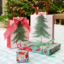 Load image into Gallery viewer, Christmas Tree Gift Bag - Set Of 8 by Talking Tables

