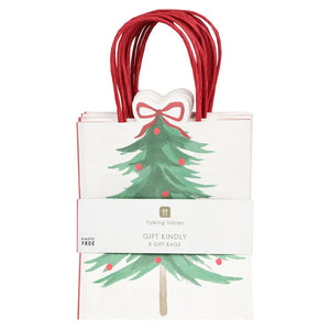 Christmas Tree Gift Bag - Set Of 8 by Talking Tables