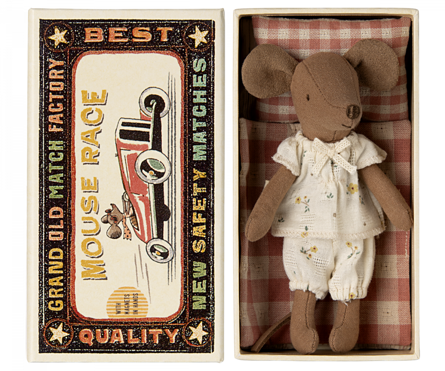 Maileg Big Sister Mouse In Matchbox