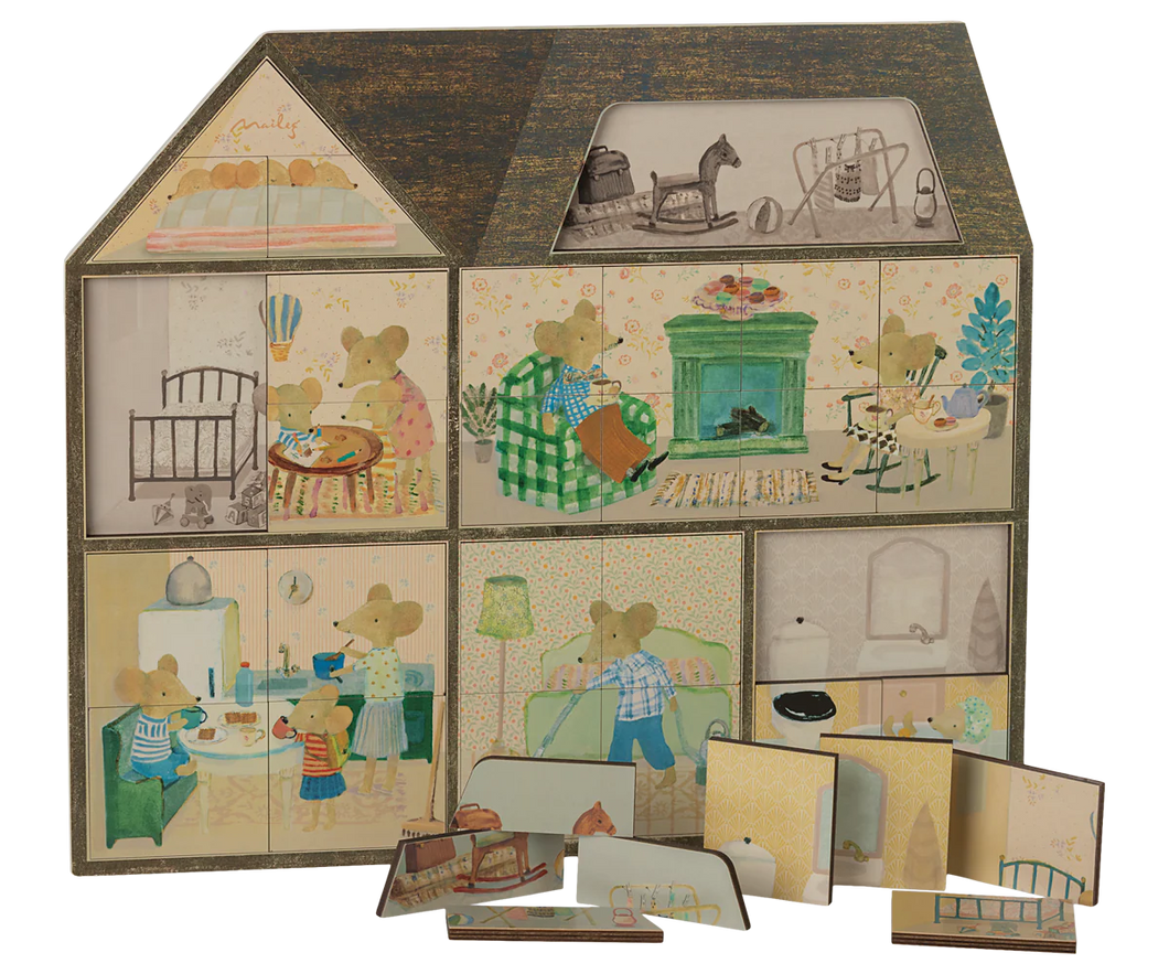 Maileg Puzzle -Mouse Hole Farmhouse
