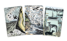 Load image into Gallery viewer, Angela Harding Mini Notebook Set Of 3 - Coastline
