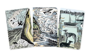 Angela Harding Mini Notebook Set Of 3 - Coastline