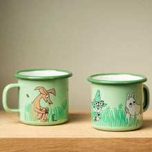 Load image into Gallery viewer, Muurla Enamel Moomin Mug 2.5cl - In The Garden Friends
