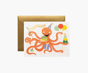 Octopus Birthday Card by Rifle Paper Co.