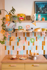 East End Press Paper Garland - Bright Happy Birthday
