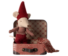 Load image into Gallery viewer, Maileg Christmas Mouse - Baby In Suitcase
