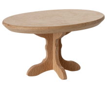 Load image into Gallery viewer, Maileg Mouse Oval Coffee Table - Natural
