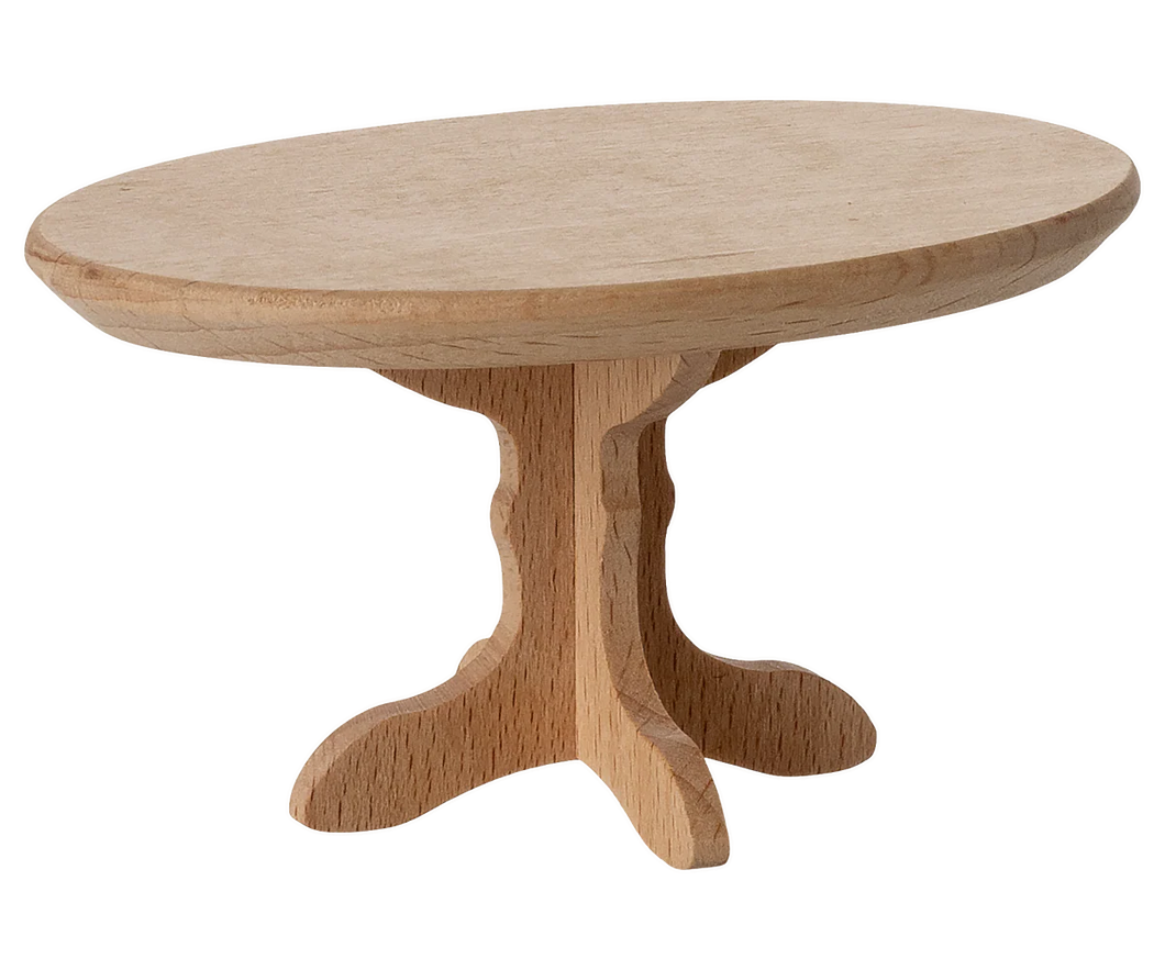 Maileg Mouse Oval Coffee Table - Natural
