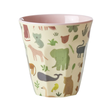 Load image into Gallery viewer, Rice DK- Medium Melamine Cup - Jungle Print
