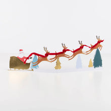 Load image into Gallery viewer, Meri Meri 3D Scene Christmas Card - Santa&#39;s Sleigh
