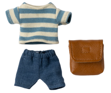 Load image into Gallery viewer, Maileg Clothes &amp; Bag - Big Brother Mouse - Brown
