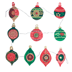 East End Press Garland - Baubles