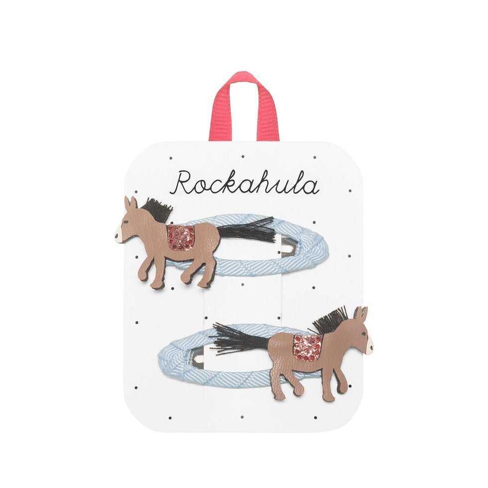 Rockahula Kids Hair Clips- Donkey Derby