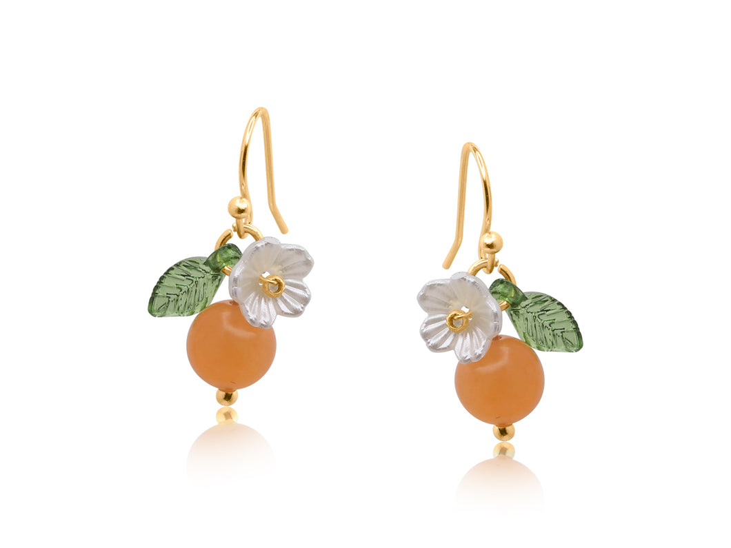 Orange Earrings